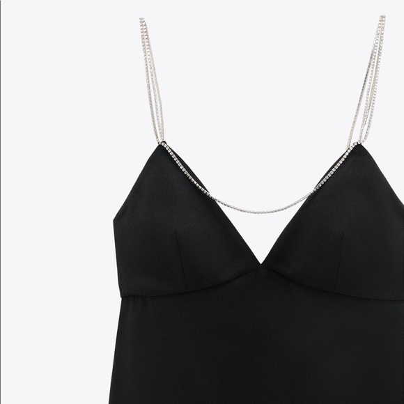 zara Rhinestone Strap Mini Dress - Picture 4 of 9